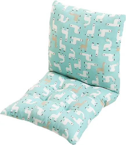 Vista 29 de Cojín para silla de respaldo alto, cojines y cojines de silla de alta calidad, cojín de respaldo y asiento con lazos para patio, jardín, oficina
