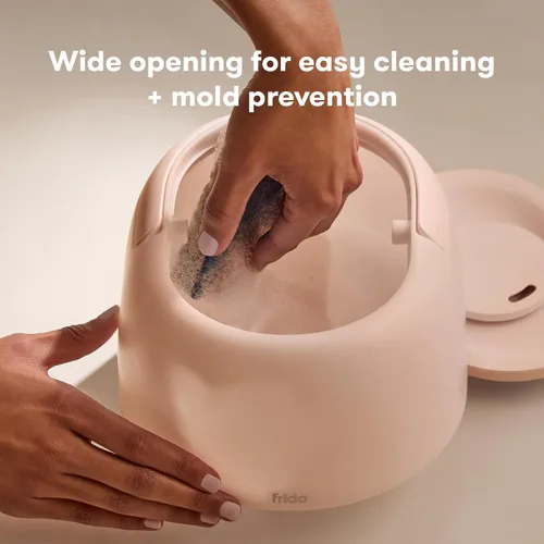Vista 5 de Frida Humidificador de niebla fría 3 en 1 para habitaciones grandes, humidificador de llenado superior para dormitorio, alivio de alergias, 60 horas