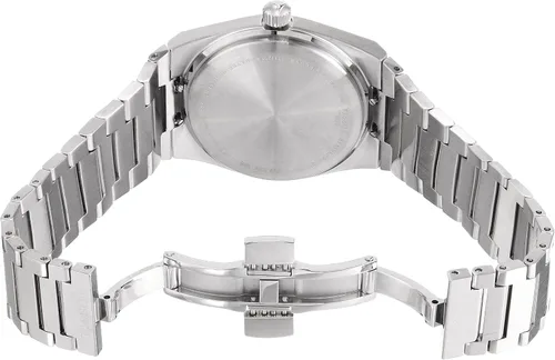 Vista 3 de Tissot Tissot PRX - Reloj unisex de cuarzo con caja de acero inoxidable 316L color gris acero inoxidable 11 T1372101108100 gris Reloj de cuarzo