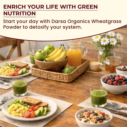 Vista 9 de Wheatgrass - Polvo de 1 libra – Hierba de trigo orgánica USDA de primera calidad, polvo verde molido fino para una mezcla suave, sin OMG, vegano