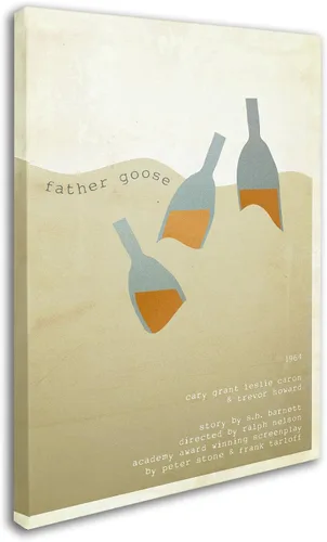 Vista 2 de Arte de pared de Father Goose de Megan Romo, lienzo de 14 x 19 pulgadas