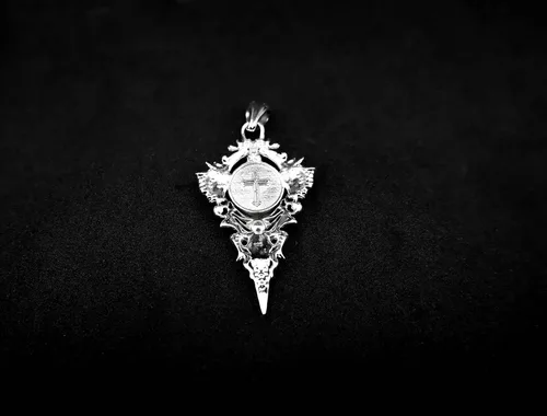 Vista 6 de 925 Sterling Silver Saint St Michael Pendant Protect Catholic Amulet Jewelry