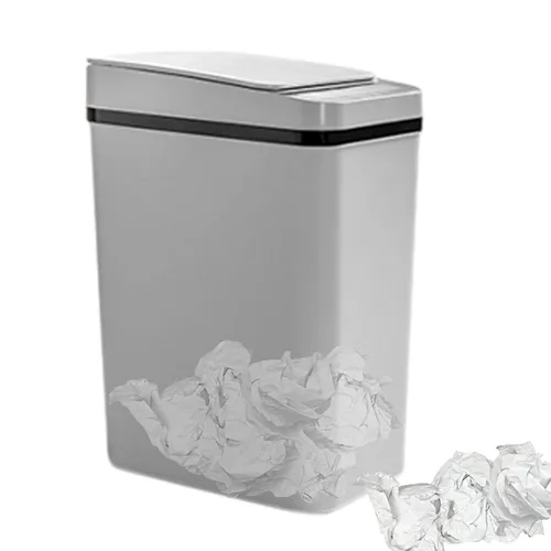 Vista 6 de Cubo de basura con sensor – Cubo de basura activado por sensor de 12 litros con tapa Cubo de basura inteligente con sensor de movimiento