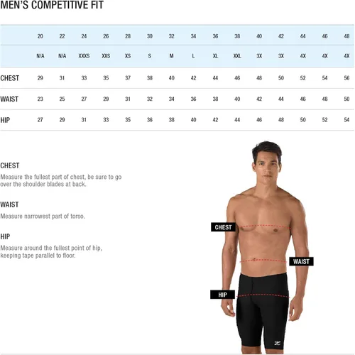 Vista 10 de Speedo Men's Swimsuit Square Leg Endurance+ Solid