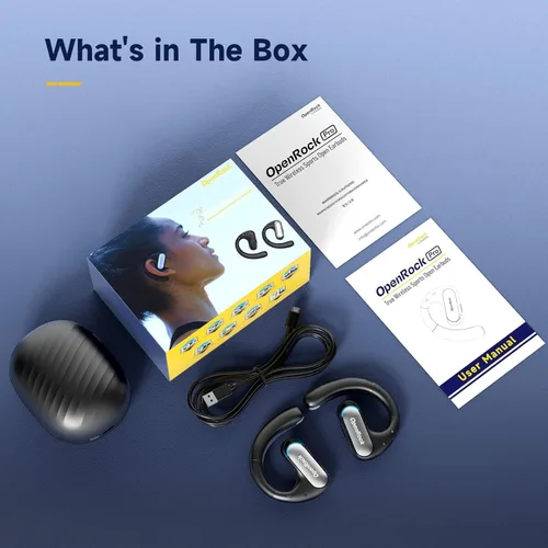 Vista 6 de Auriculares inalámbricos Bluetooth 5.2, 46 horas de reproducción con estuche de carga, graves extra profundos, IPX5 resistente al agua