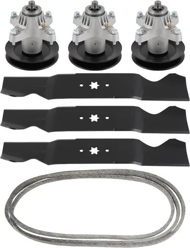 Vista 34 de SCITOO Kit de reconstrucción de cubierta, 42 piezas de cubierta de cortacésped compatible con Poulan Pro PP19A42 PB185A42 PB195H42LT PB20H42YT, 1