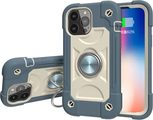 Vista 7 de Compatible con iPhone 13 Pro Max, iPhone 13 Pro, iPhone 13, iPhone 13 Mini, funda híbrida de cuerpo completo colorido arcoíris a prueba de golpes