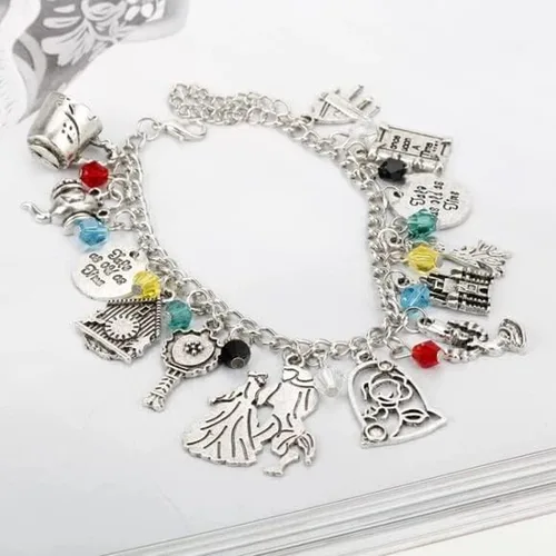 Vista 2 de Blingsoul Elegant Charm Bracelets For Women - Silver Dainty Merchandise Adjustable Charm Bracelet Birthday Jewelry Gift for Girls Her