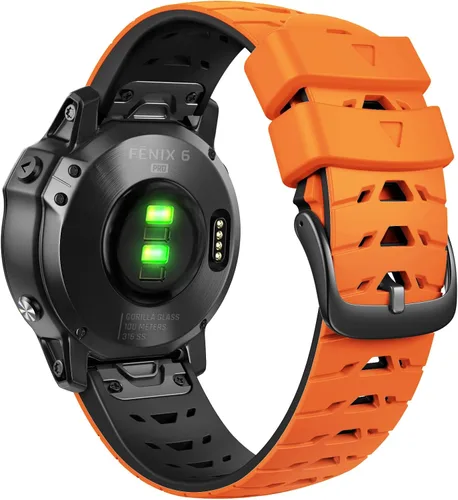 Vista 9 de Para Garmin Fenix 5/5 Plus, Fenix 6/6 Pro, Fenix 7, Forerunner 935/945, Instinct/Approach S62, repuesto de correa de reloj de silicona suave