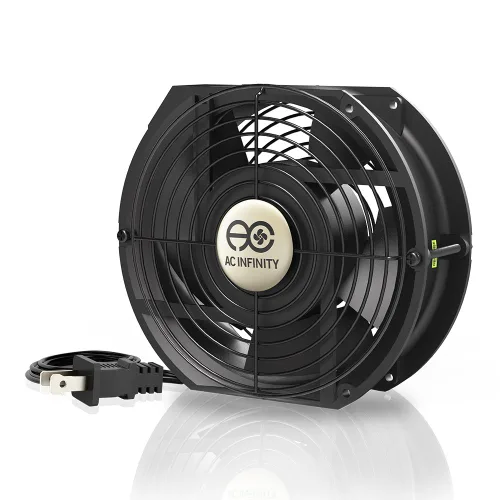 Vista 9 de AC Infinity AXIAL 8025, ventilador para magdalenas, 120 V CA 3.150 in x 0.984 in de alta velocidad, certificado UL para proyectos de escape