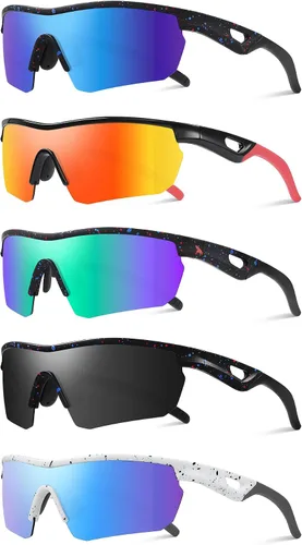 Vista 22 de Kids Sunglasses Youth Baseball Sunglasses for Boys Girls 3-12 Polarized Softball Sports Goggles UV Protection
