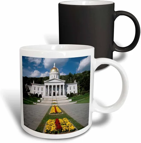 Vista 9 de 3dRose Danita Delimont – Capitol Edificios – State Capitol Edificio, Montpelier, Vermont, EE. UU. – us46 wbi0055 – Walter Bibikow – Tazas