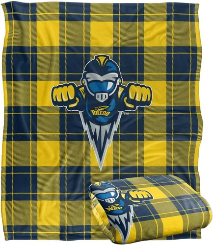 Vista 193 de LOGOVISION St John's University Campus Plaid Spirit Silky Touch Manta súper suave 36 x 58 pulgadas