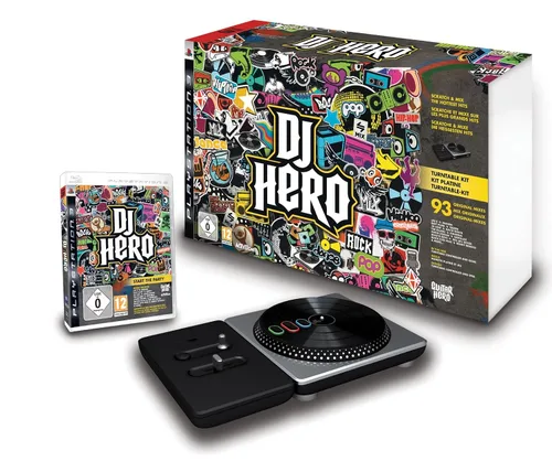 Vista 7 de PS2 DJ Hero Bundle with Turntable