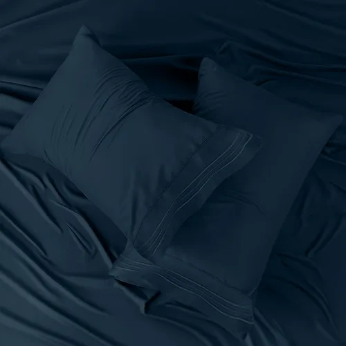 Vista 112 de LUX Décor - Juego de sábanas Twin de microfibra ultrasuave de 3 piezas con sábana encimera, sábana bajera de 16 pulgadas de profundidad y funda