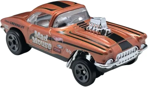 Vista 2 de Hot Wheels 2022 - Corvette Gasser '62 - Tira de arrastre HW 7/10 [marrón] 225/250