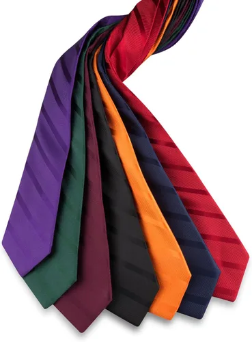 Vista 5 de Tommy Hilfiger Corbata clásica de rayas con textura sólida para hombre