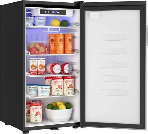Vista 7 de EdgeStar BWC210SLD 113 Can Beverage Center Puerta sólida inoxidable
