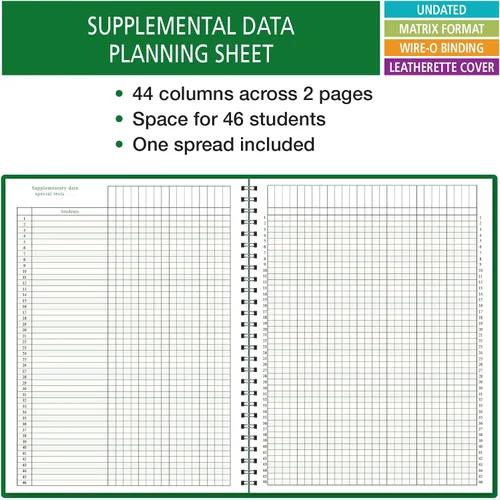 Vista 4 de Combinado de planificación y registro de la Compañía de Publicaciones ELAN: Un libro eficiente de 8-1/2" x 11" para planes de lecciones