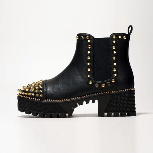 Vista 3 de Cape Robbin Spiky - Botas de combate para mujer