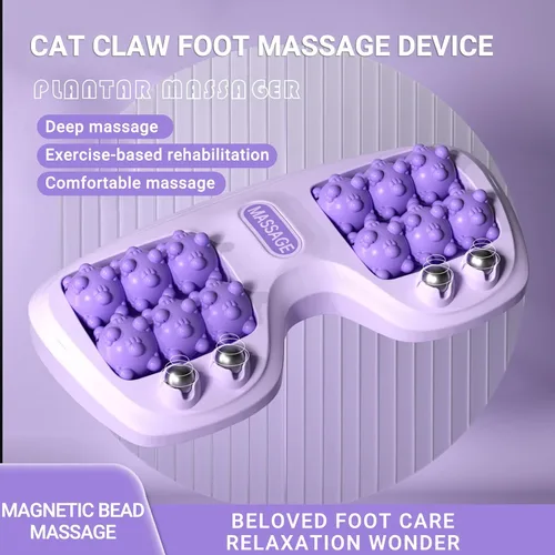 Vista 4 de Masaje de rodillo de pie para fascitis plantar, terapia portátil de rodillos para pies para circulación y alivio del dolor, reflexología