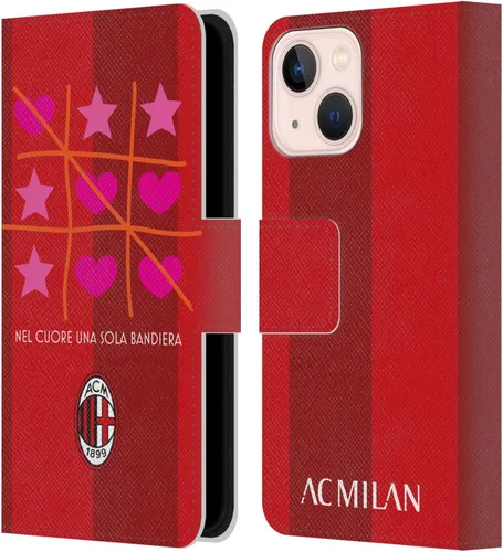 Vista 111 de Head Case Designs Officially Licensed AC Milan Dream Big Children Leather Wallet Case Compatible with Apple iPhone 11