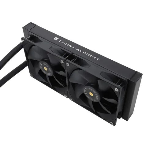 Vista 8 de Thermalright Frozen Prism 240 Enfriador de agua líquido negro para CPU con ventilador PWM de 4.724 in, especificación de fila fría negra de 240