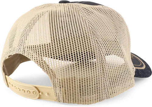 Vista 3 de Trendy Apparel Shop Gorra de béisbol bordada de malla de camionero 3D México Eagle