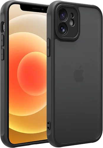 Vista 14 de Funda Translúcida Mate para iPhone 11, [Protección contra Caídas de Grado Militar de 10 Pies] Parachoques Protector Delgado Duradero Resistente a
