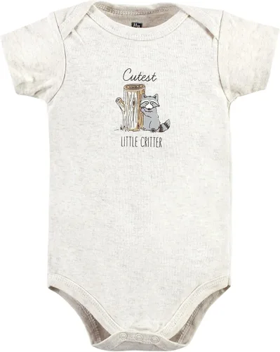 Vista 431 de Hudson Baby baby-girls Cotton Bodysuits 3-pack