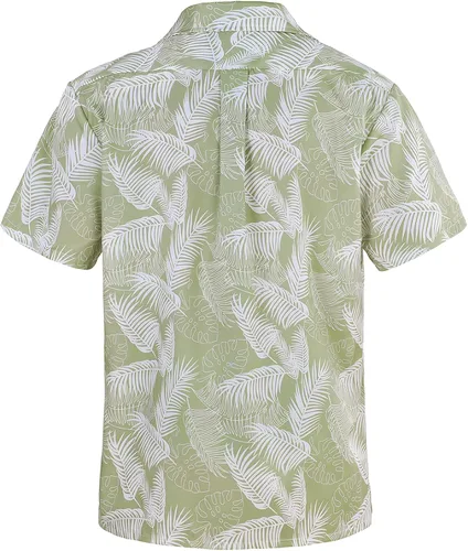 Vista 2 de American Trends Camisa hawaiana para hombre, camisas casuales de playa con botones, camisas tropicales de manga corta para hombre