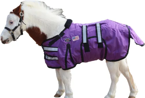 Vista 10 de CHALLENGER 1680D Miniature Weanling Donkey Pony Horse Foal Winter Blanket
