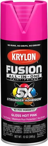 Vista 49 de Krylon Fusion - Pintura en aerosol adhesiva todo en uno para uso en interiores y exteriores, 12 onzas, vidrio de playa