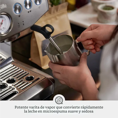 Vista 8 de Breville Barista Express Impress BES876BST, acero inoxidable negro