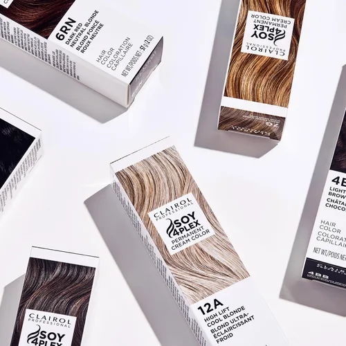 Vista 9 de Clairol Professional Permanent Cream Hair Color 100% Gray Coverage Blonde, Brown, Black, & Red-Violet Shades Deep Conditioning & Fade