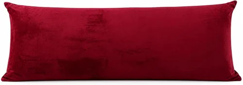 Vista 20 de EVOLIVE Micromink Suave, Piel Sintética, Funda de Almohada Corporal de Gamuza Sintética 21"x54" de Repuesto con Cierre de Cremallera