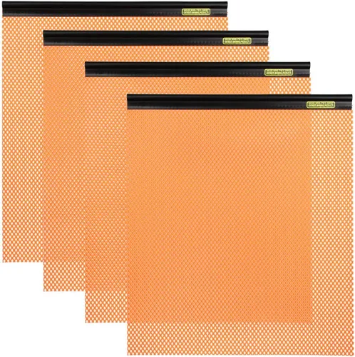 Vista 8 de Productos de advertencia de gran tamaño - Bandera de repuesto de montaje rápido naranja 18" x 18