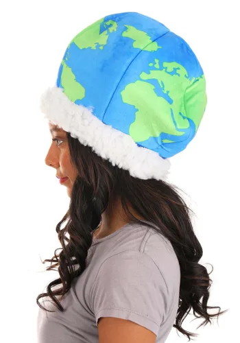 Vista 4 de Gorro de Disfraz de Tierra de Peluche Multicolor
