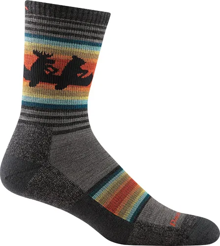 Vista 8 de Darn Tough Vermont Willoughby Micro Crew - Calcetines ligeros con cojín para hombre (estilo 5003) Breathable Lightweight Merino Wool, Durable Castaño