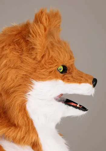 Vista 6 de Adults Fox Costume with Mouth Mover Mask
