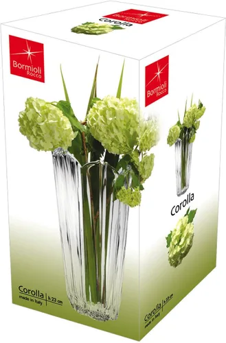 Vista 2 de Bormioli Rocco Florero Corolla en caja de regalo