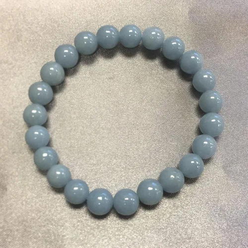 Vista 146 de Gem Avenue Handmade Round Bead Stretch Bracelet Unisex Natural Stone Beaded Jewelry for Men & Women, Elastic Wristband for Daily Wear