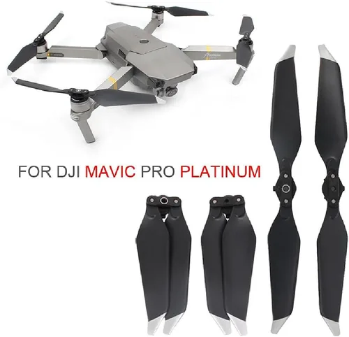 Vista 3 de 4 hélices de drones Reducción de ruido hasta un 60% Accesorios para DJI Mavic PRO Platinum