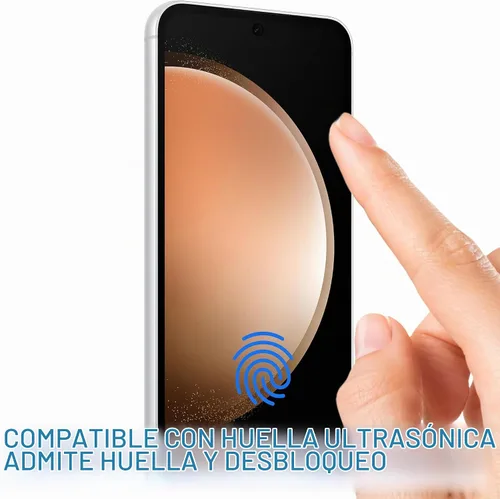Vista 6 de Inskin Protector de pantalla de vidrio templado para Samsung Galaxy S23 FE 5G de 6.4 pulgadas [2023] – Ultimate 2+2 Set con protector de lente