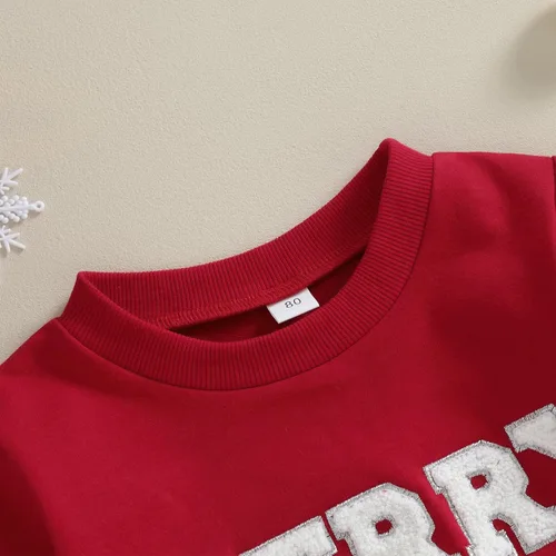 Vista 77 de YINGISFITM Sudadera de manga larga con cuello redondo para bebé, niña, niño, Navidad, suéter de manga larga, ropa de otoño