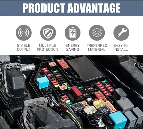 Vista 3 de Pack-4 - Relé de enchufe de automóvil de 5 pines, 12 V 40 A, impermeable, inicio, conversión, modificación del arnés de cableado de CC, relés