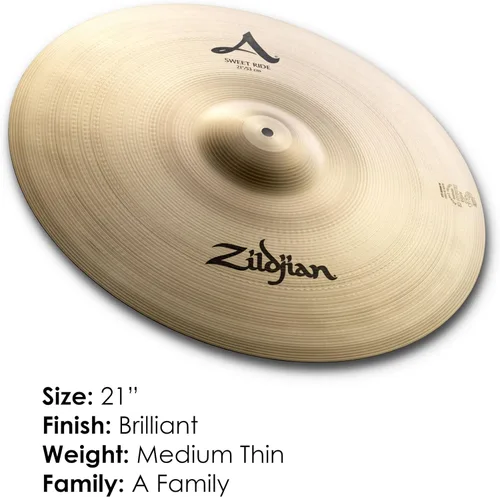 Vista 2 de Zildjian Serie A Sweet Ride Platillo - 21 pulgadas