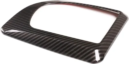 Vista 3 de Cubierta de panel de palanca de cambios para consola central de automóvil ABS para BMW Serie 5 E60 2004-2007 Accesorios de automóvil