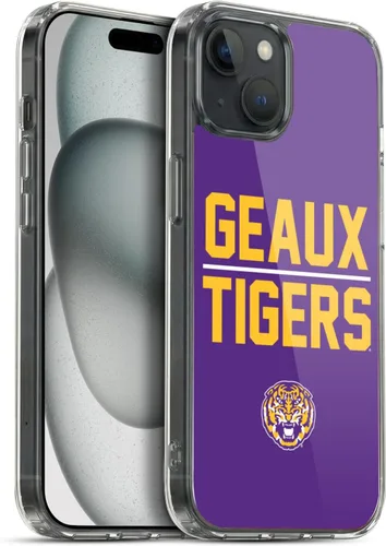 Vista 77 de Head Case Designs Funda de gel suave con licencia oficial de la Universidad Estatal de Louisiana LSU Camou compatible con Apple iPhone 7 Plus/iPhone