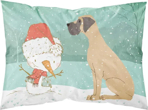 Vista 98 de Caroline's Treasures BB7625PILLOWCASE - Funda de almohada decorativa de tela con texto en inglés "Welcome Friends" Airedale Terrier estándar